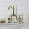 Kingston Brass Bridge Bathroom Faucet with Brass Pop-Up, Polished Brass KS7972PX - alternate 2